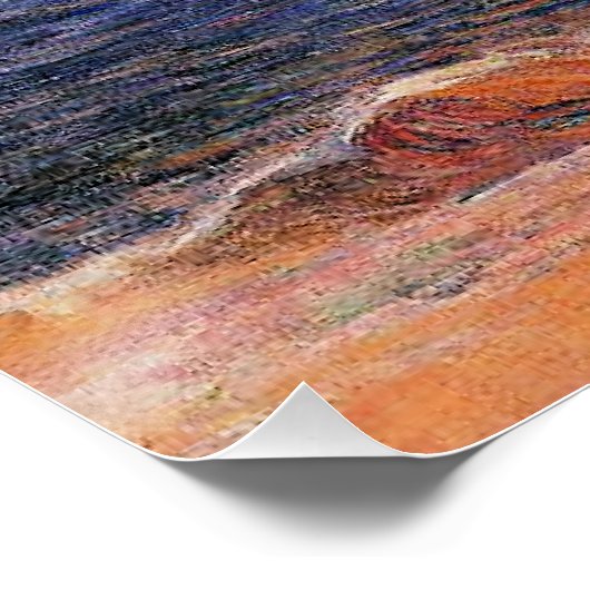 Paul Gauguin - Kustlandschap, beeldende kunst, Perfect Poster (Hoek)