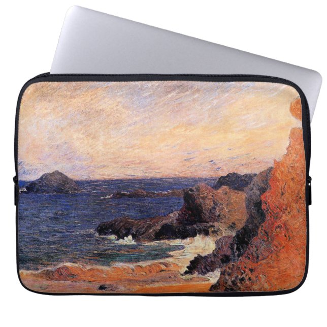Paul Gauguin - Kustlandschap Laptop Sleeve (Voorkant)