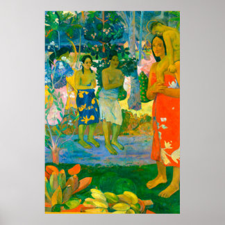 Paul Gauguin "La Orana Maria (Wees Gegroet Maria)" Poster