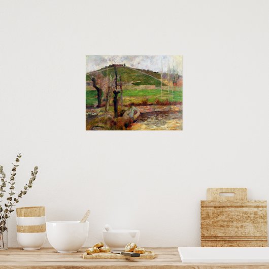 Paul Gauguin Landscape bij Pont-Aven Poster (Keuken)