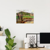 Paul Gauguin Landscape bij Pont-Aven Poster (Thuiskantoor)