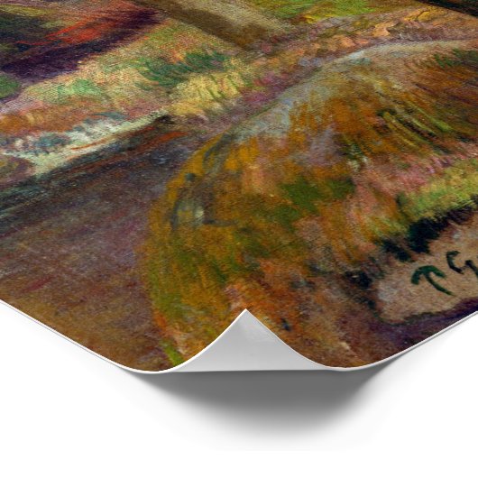 Paul Gauguin Landscape bij Pont-Aven Poster (Hoek)
