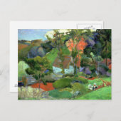 Paul Gauguin | Landschap in Pont Aven, 1888 Briefkaart (Voorkant / Achterkant)