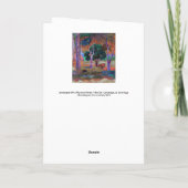 Paul Gauguin - Landschap met een Pig en een Paard Kaart (Achterkant)