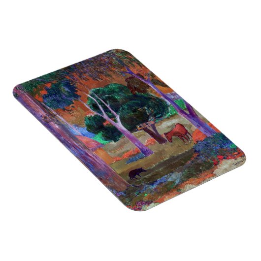 Paul Gauguin - Landschap met een Pig en een Paard Magneet (Rechterzijde)