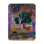 Paul Gauguin - Landschap met een Pig en een Paard Magneet (Verticaal)