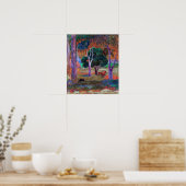 Paul Gauguin - Landschap met een Pig en een Paard Poster (Keuken)