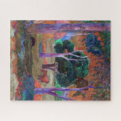 Paul Gauguin - Landschap met een varken en een paa Legpuzzel (Horizontaal)