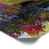 Paul Gauguin Landschap met een Varken en een Paard Poster (Hoek)