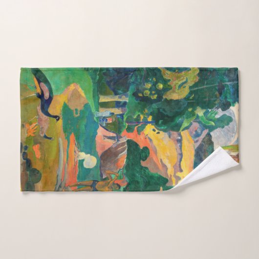 Paul Gauguin - Landschap met pauwen / Matamoe Bad Handdoek (Handdoek)