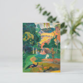 Paul Gauguin - Landschap met pauwen / Matamoe Briefkaart (Staand voorkant)