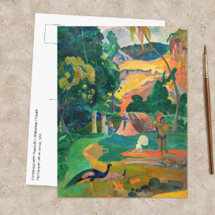 Paul Gauguin - Landschap met pauwen / Matamoe Briefkaart