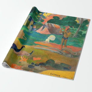 Paul Gauguin - Landschap met pauwen / Matamoe Cadeaupapier
