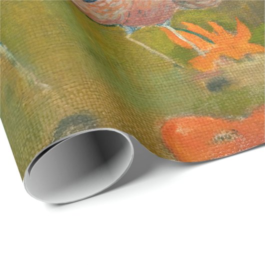 Paul Gauguin - Landschap met pauwen / Matamoe Cadeaupapier (Rol Hoek)