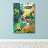 Paul Gauguin - Landschap met pauwen / Matamoe Canvas Afdruk (Insitu (Houten vloer))