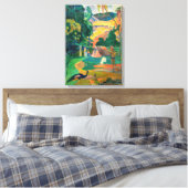 Paul Gauguin - Landschap met pauwen / Matamoe Canvas Afdruk (Insitu (Slaapkamer))
