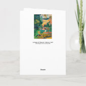 Paul Gauguin - Landschap met pauwen / Matamoe Kaart (Achterkant)