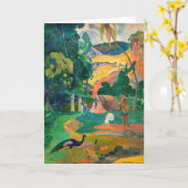 Paul Gauguin - Landschap met pauwen / Matamoe Kaart (Gele Bloem)