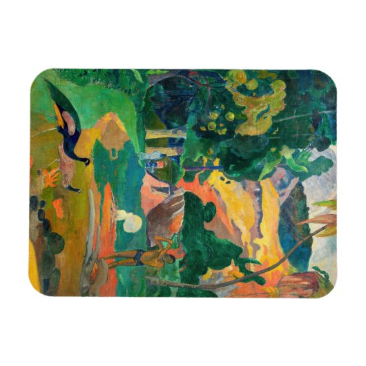 Paul Gauguin - Landschap met pauwen / Matamoe Magneet (Horizontaal)