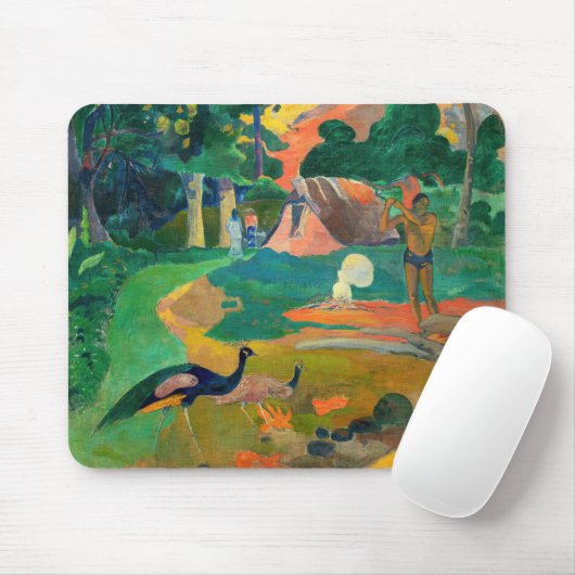 Paul Gauguin - Landschap met pauwen / Matamoe Muismat (Met muis)