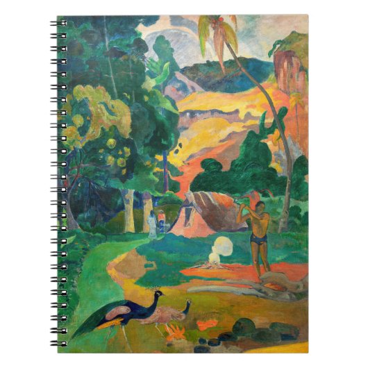 Paul Gauguin - Landschap met pauwen / Matamoe Notitieboek (Voorkant)