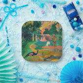 Paul Gauguin - Landschap met pauwen / Matamoe Papieren Bordje (Feest)