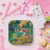 Paul Gauguin - Landschap met pauwen / Matamoe Papieren Bordje (Feest)