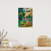 Paul Gauguin - Landschap met pauwen / Matamoe Poster (Keuken)