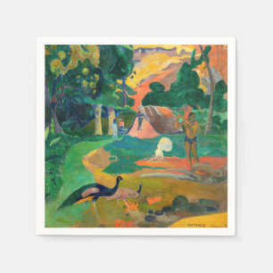Paul Gauguin - Landschap met pauwen / Matamoe Servet