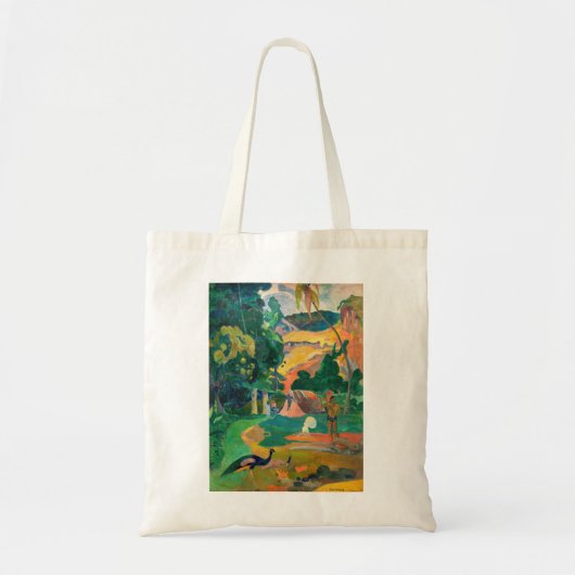 Paul Gauguin - Landschap met pauwen / Matamoe Tote Bag (Voorkant)