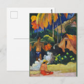 Paul Gauguin, Landschap Tahiti Briefkaart (Voorkant / Achterkant)