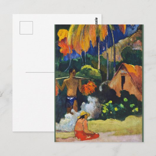 Paul Gauguin, Landschap Tahiti Briefkaart (Voorkant / Achterkant)