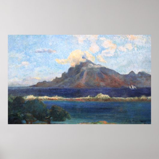 Paul Gauguin Landschap van Tava Poster (Voorkant)