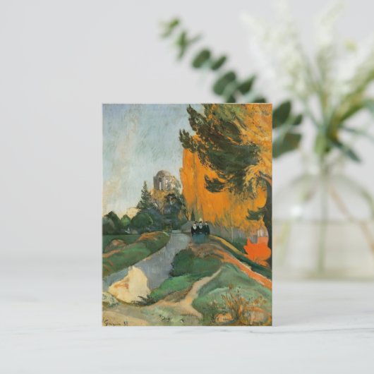 Paul Gauguin-Les Alyscamps Briefkaart (Staand voorkant)