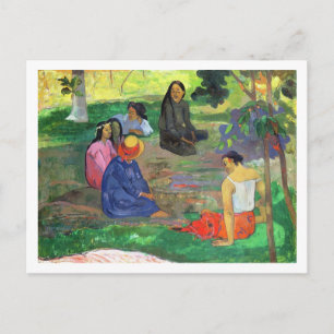 Paul Gauguin   Les Parau Parau (Gossipers) Briefkaart