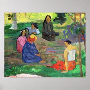 Paul Gauguin   Les Parau Parau (Gossipers) Poster