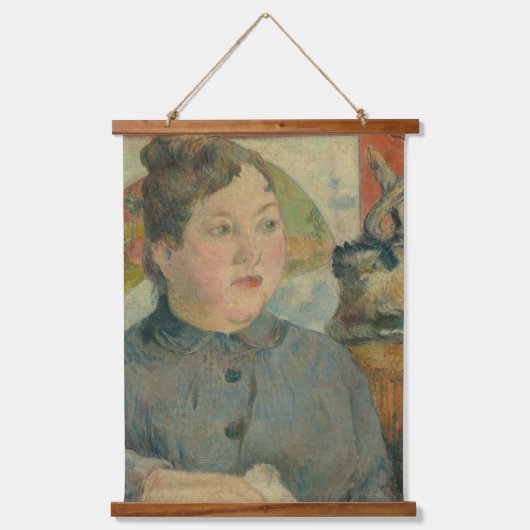 Paul Gauguin Madame Art Wood Wall Hanging Tapestry Hangend Wandkleed (Voorkant)