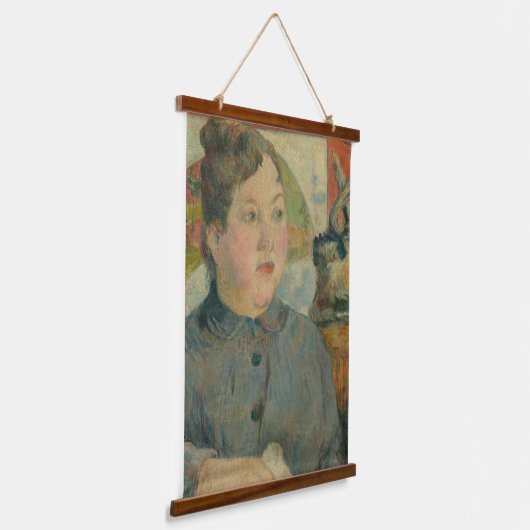 Paul Gauguin Madame Art Wood Wall Hanging Tapestry Hangend Wandkleed (Gebogen)