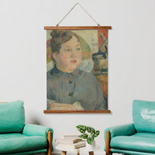 Paul Gauguin Madame Art Wood Wall Hanging Tapestry Hangend Wandkleed