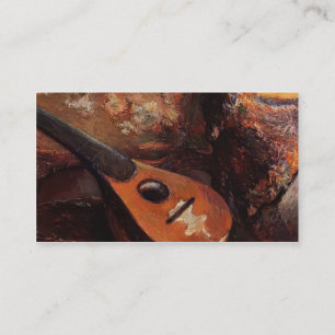 Paul Gauguin-Mandolin op een stoel Visitekaartje