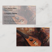 Paul Gauguin-Mandolin op een stoel Visitekaartje (Voorkant / Achterkant)