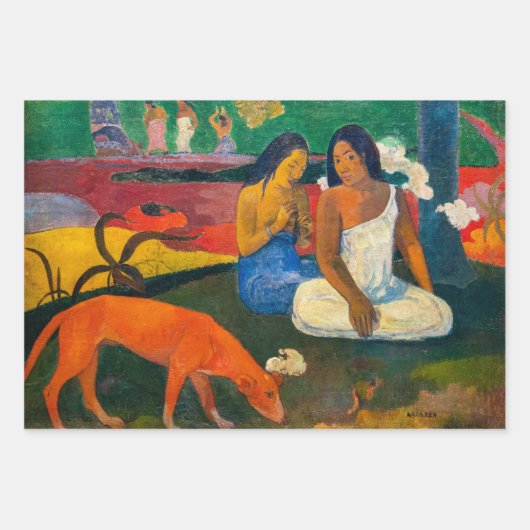 Paul Gauguin - Masterstuks Selection Inpakpapier Vel (Voorkant)