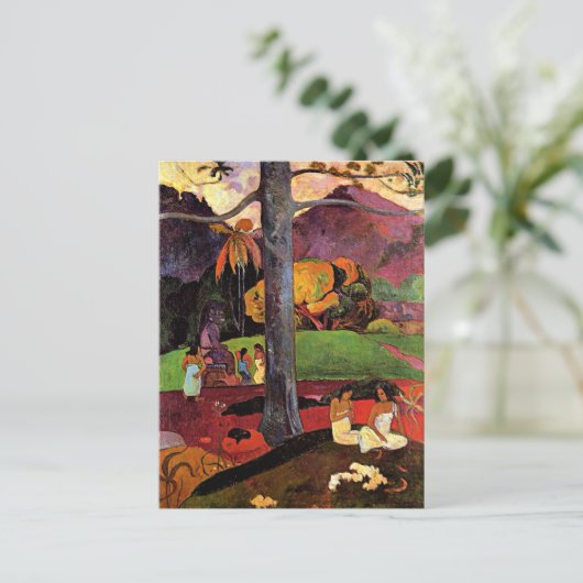 Paul Gauguin, Mata Mua, Briefkaart (Staand voorkant)