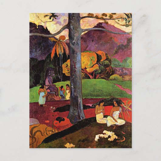Paul Gauguin, Mata Mua Briefkaart (Voorkant)