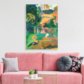 Paul Gauguin Matamoe, Landschap met pacocks Canvas Afdruk (Insitu (Woonkamer))