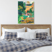 Paul Gauguin Matamoe, Landschap met pacocks Canvas Afdruk (Insitu (Slaapkamer))