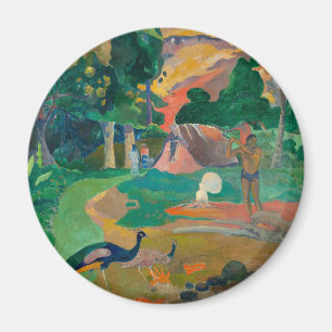Paul Gauguin Matamoe Landschap met Peacocks Magneet