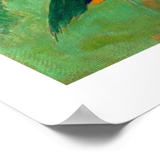 Paul Gauguin Matamoe, Landschap met Peacocks Post Poster (Hoek)