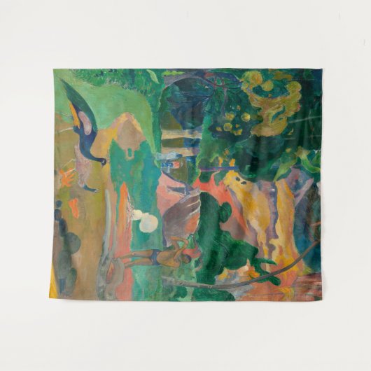 Paul Gauguin Matamoe Landschap met Peacocks Wandkleed (Voorkant (horizontaal))