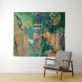 Paul Gauguin Matamoe Landschap met Peacocks Wandkleed (In Situ (horizontaal))